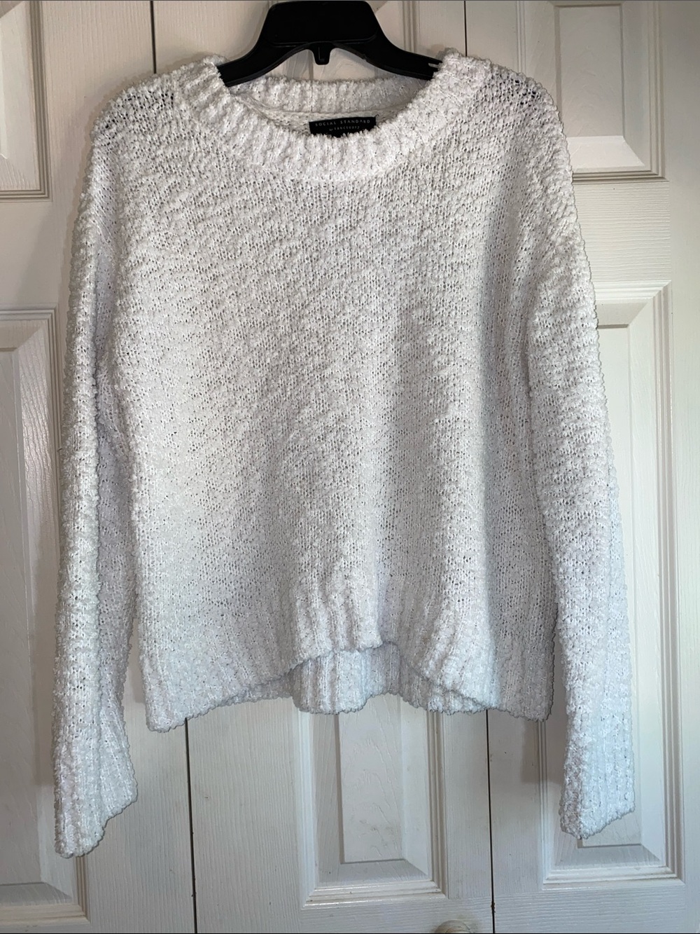 Social Standard by Sanctuary Cozy White Knit Sweater